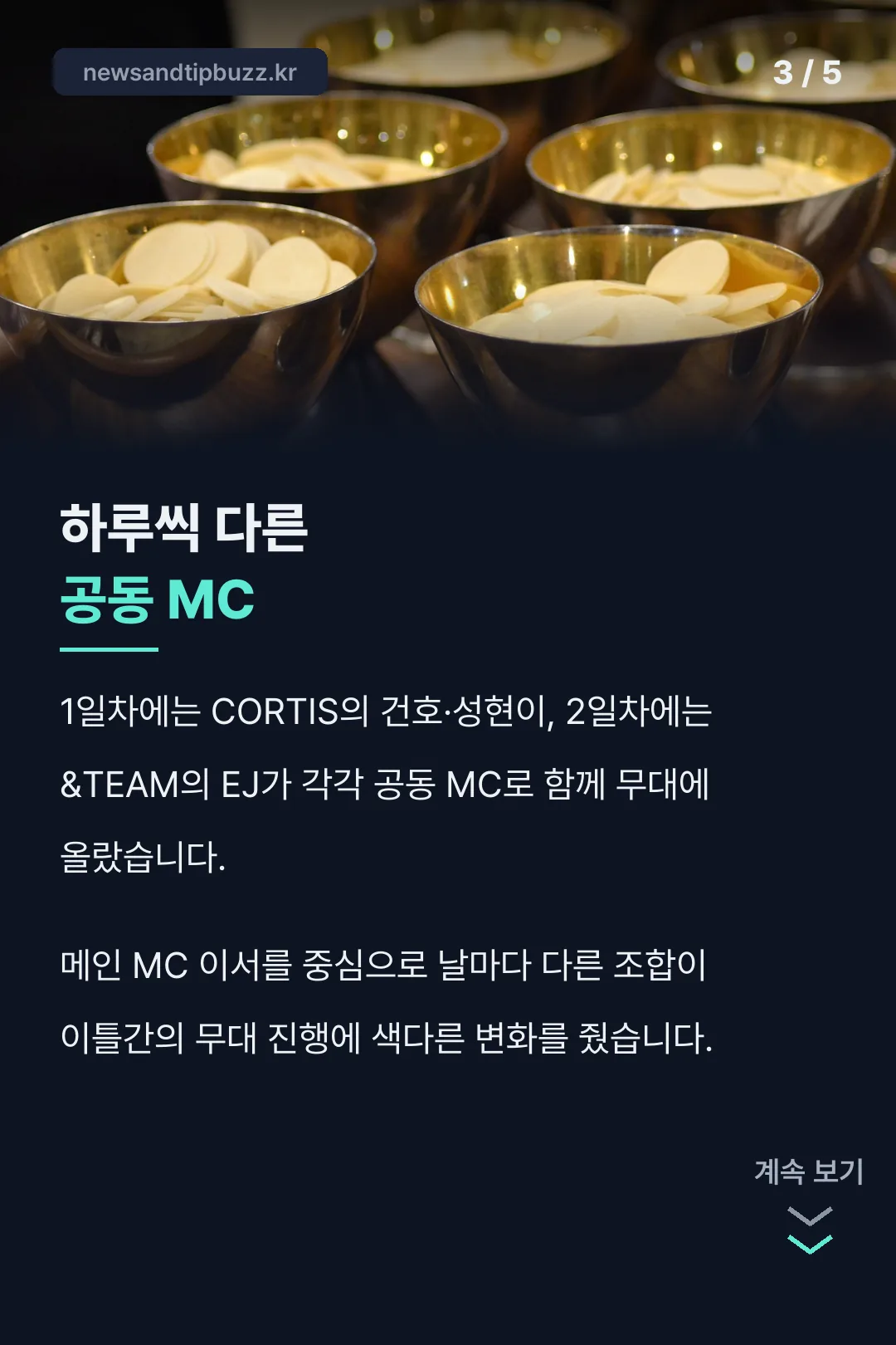 공동 MC 구성
