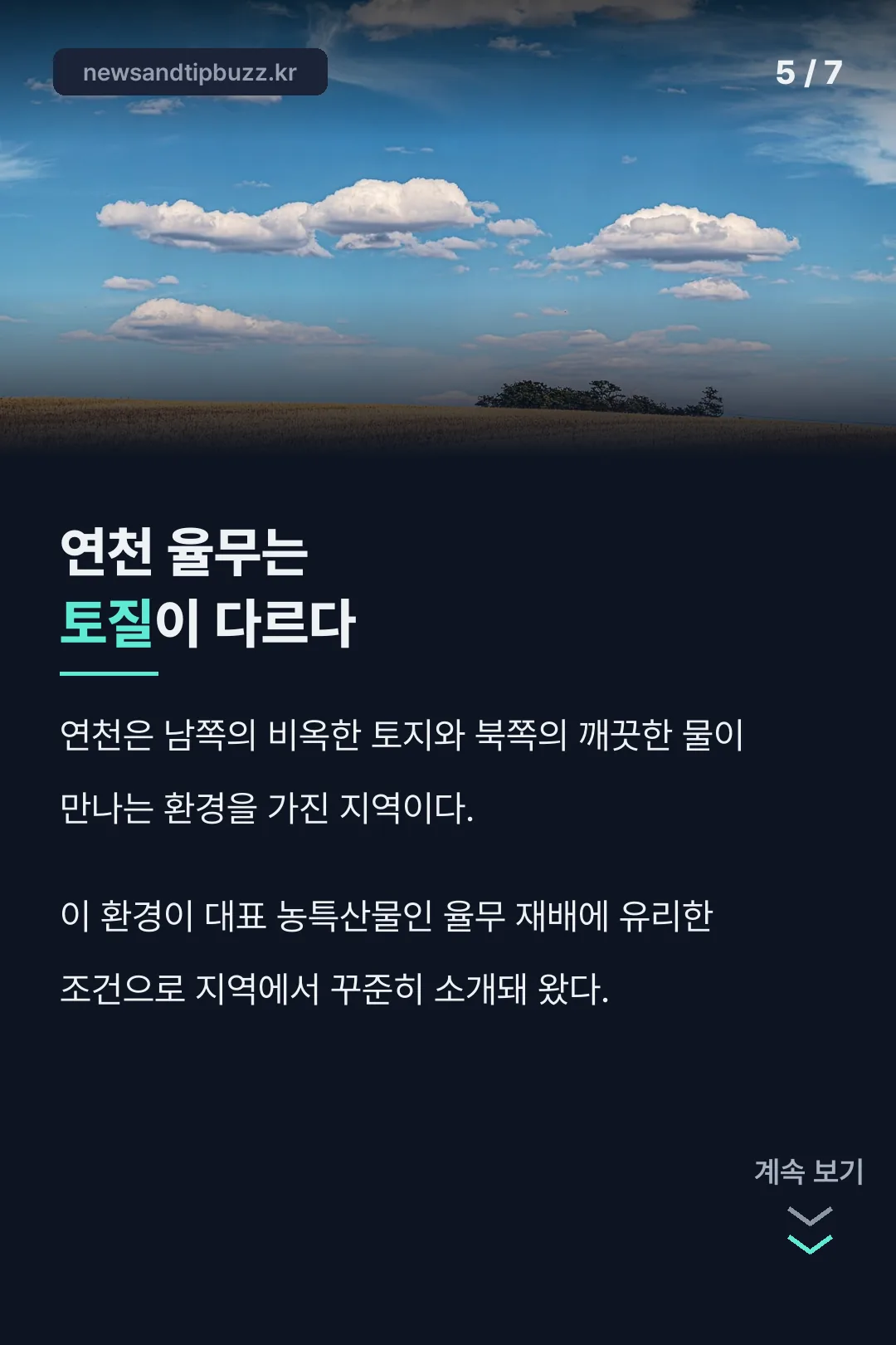 연천 율무 특산물 배경